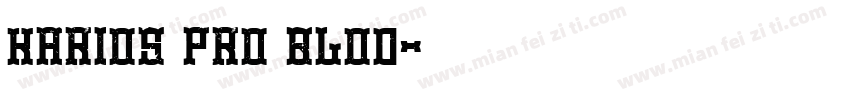karios pro blod字体转换